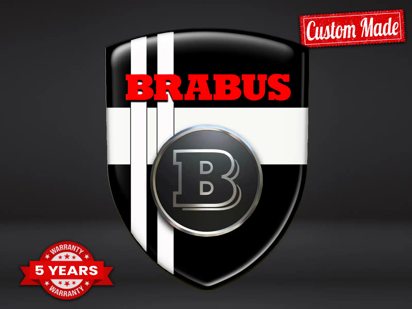 Brabus Vinilos Ventana Coche Deporte Personalizable Resistente